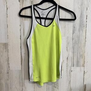 Nike Women’s XS Dri-Fit Racerback Tank Top Neon Green